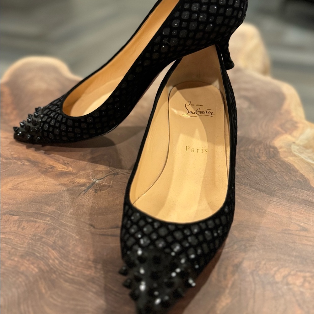christian louboutin Studded Women's Kitten Pump